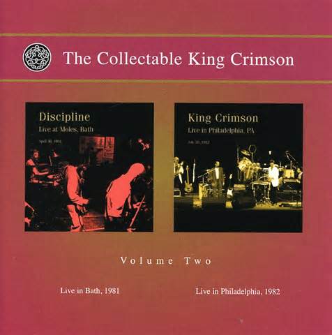 KING CRIMSON - The Collectable King Crimson Vol. 2 cover 