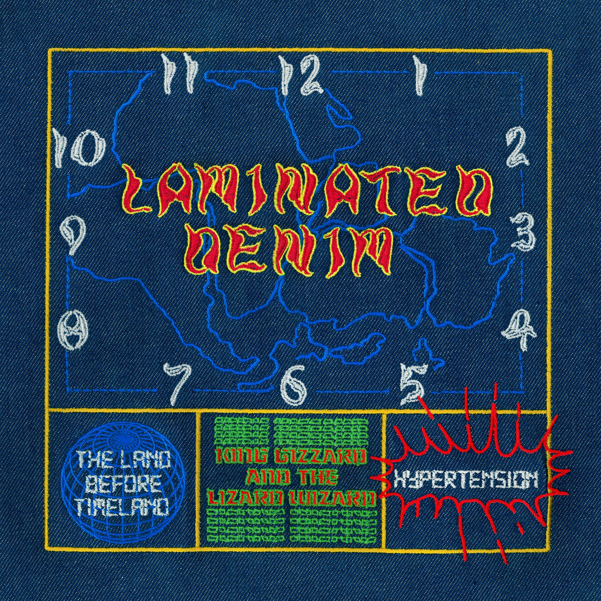 KING GIZZARD AND THE LIZARD WIZARD - Laminated Denim cover 