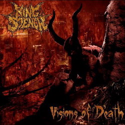 KING STENCH - Visions of Death cover 