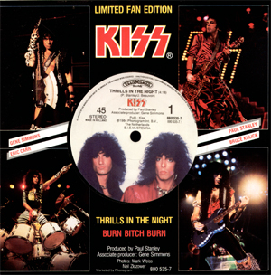 KISS - Thrills In The Night cover 