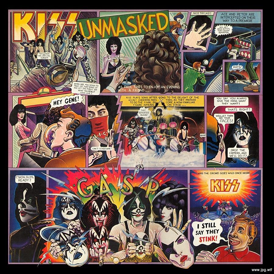 KISS - Unmasked cover 