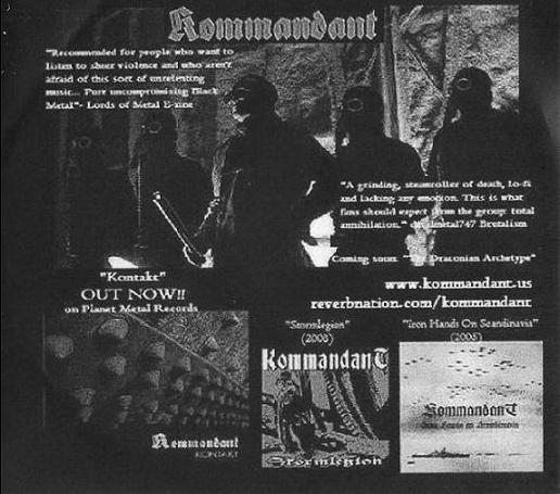 KOMMANDANT - Sampler 2011 cover 