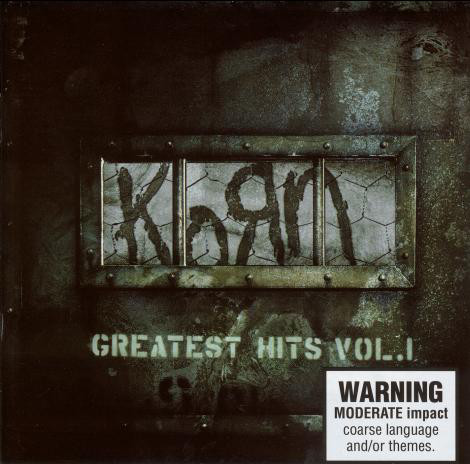 KORN - Greatest Hits, Volume 1 cover 