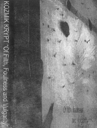 KOZMIK KRYPT - Of Filth, Foulness And Vulgarity cover 