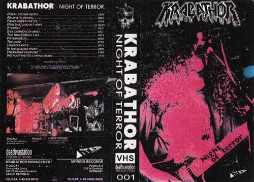 KRABATHOR - Night of Terror cover 