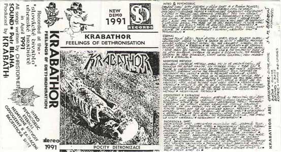 KRABATHOR - Pocity Detronizace cover 