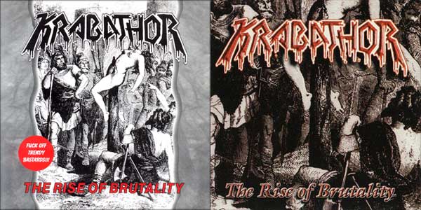 KRABATHOR - The Rise of Brutality cover 