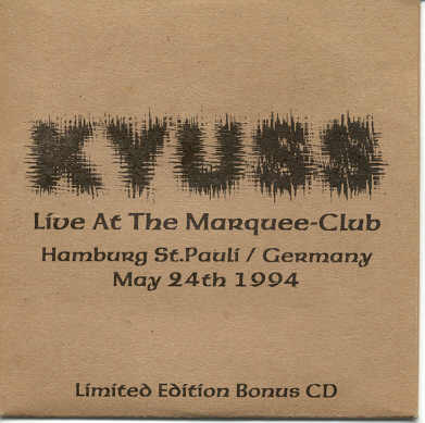 KYUSS - Live At The Marquee Club cover 