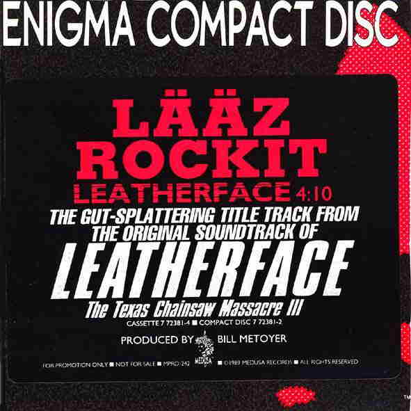 LÄÄZ ROCKIT - Leatherface cover 