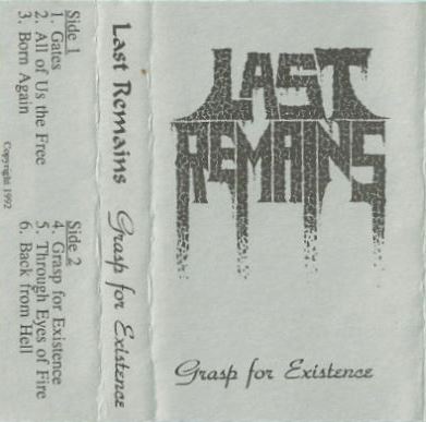 LAST REMAINS - Grasp For Existence cover 