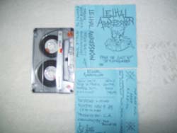 LETHAL AGGRESSION - From the Cunt of the Dying Whore cover 