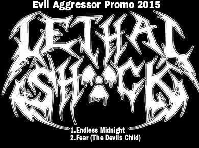 LETHAL SHÖCK - Evil Aggressor Promo 2015 cover 