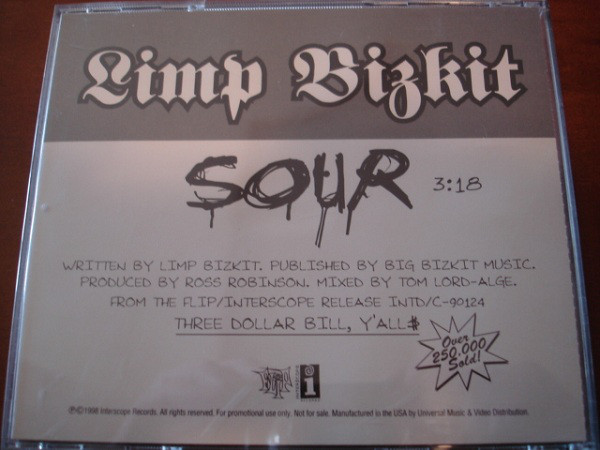 LIMP BIZKIT - Sour cover 