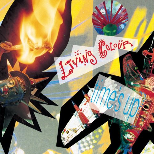 LIVING COLOUR - Time's Up cover 