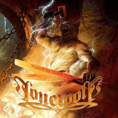 LONEWOLF - Raised on Metal cover 