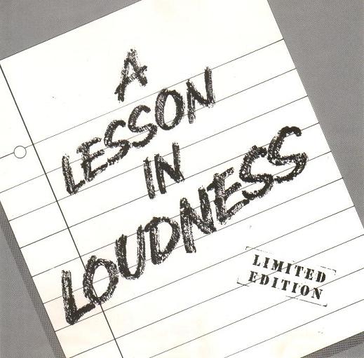 LOUDNESS - A Lesson in Loudness cover 