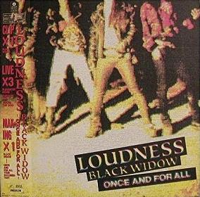 LOUDNESS - Black Widow -Once and for All- cover 