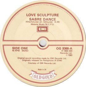 LOVE SCULPTURE - Sabre Dance / My White Bicycle cover 
