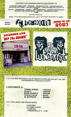 LUDICHRIST - CBGB 