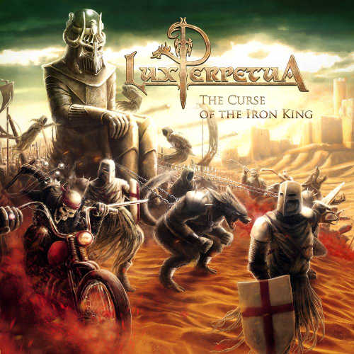 LUX PERPETUA - The Curse of the Iron King cover 
