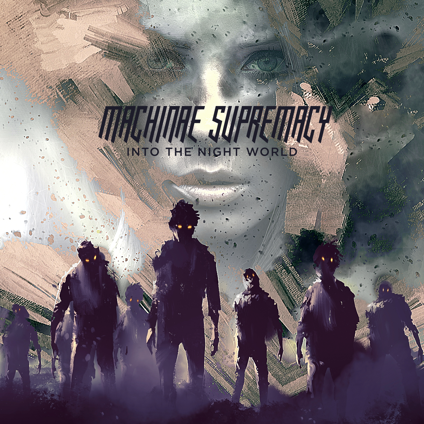 MACHINAE SUPREMACY - Into the Night World cover 