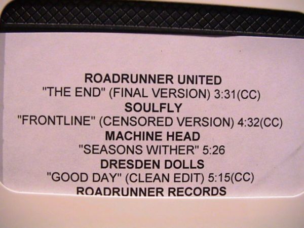 MACHINE HEAD - Roadrunner United / Soulfly / Machine Head / Dresden Dolls cover 