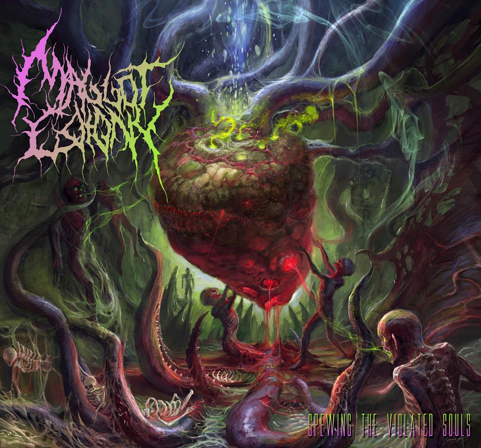 MAGGOT COLONY - Spewing The Violated Souls cover 