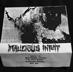 MALICIOUS INTENT - Towards the Cross cover 