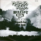 MAMA'S BOYS - Belfast City Blues / Reach For The Top cover 