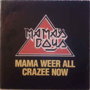 MAMA'S BOYS - Mama We're All Crazy Now cover 