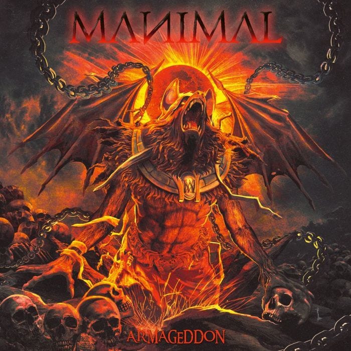 MANIMAL - Armageddon cover 
