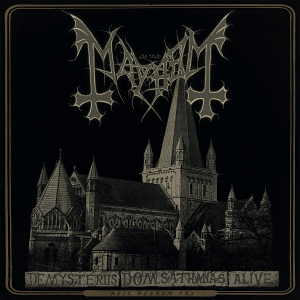 MAYHEM - De Mysteriis Dom Sathanas Alive cover 