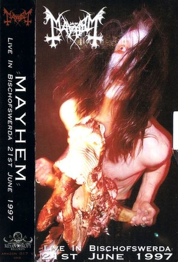 MAYHEM - Live in Bischofswerda cover 