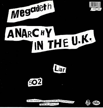 MEGADETH - Anarchy in the U.K. cover 
