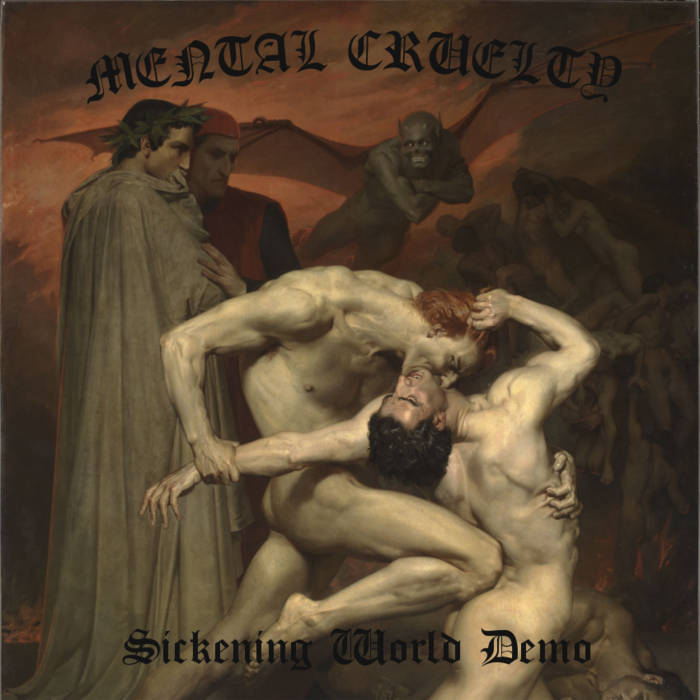 MENTAL CRUELTY - Sickening World Demo cover 