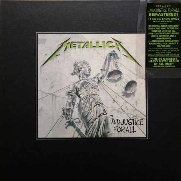 METALLICA - ...And Justice for All: Deluxe Edition Box Set cover 