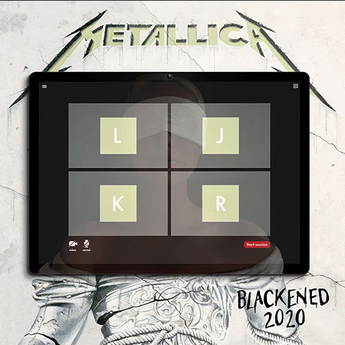 METALLICA - Blackened 2020 (Vinyl Club #5) cover 