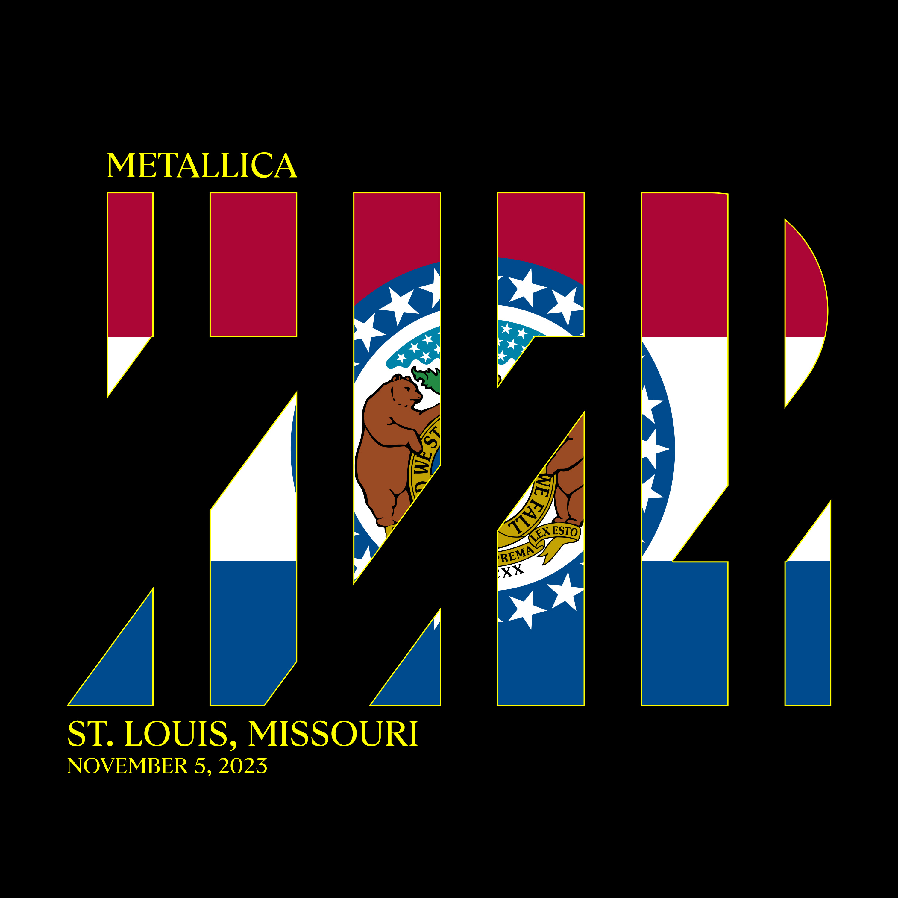 METALLICA (LIVEMETALLICA.COM) - 2023/11/05 The Dome at America's Center, St. Louis, MO cover 