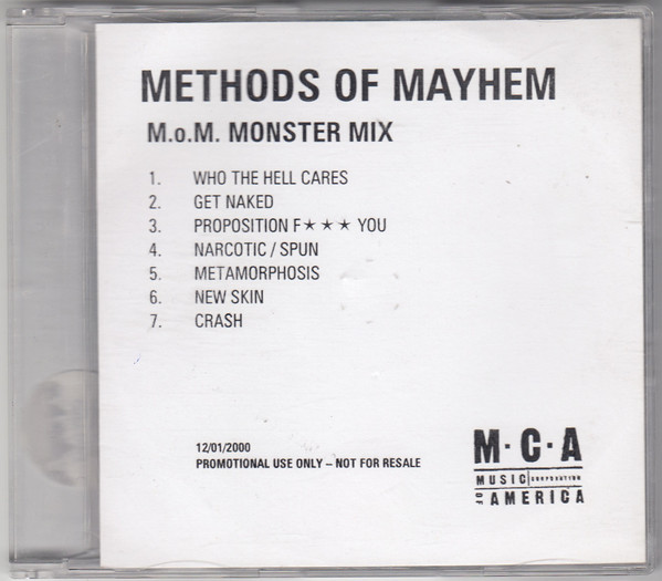 METHODS OF MAYHEM - Methods Of Mayhem (M.O.M. Monster Mix) cover 