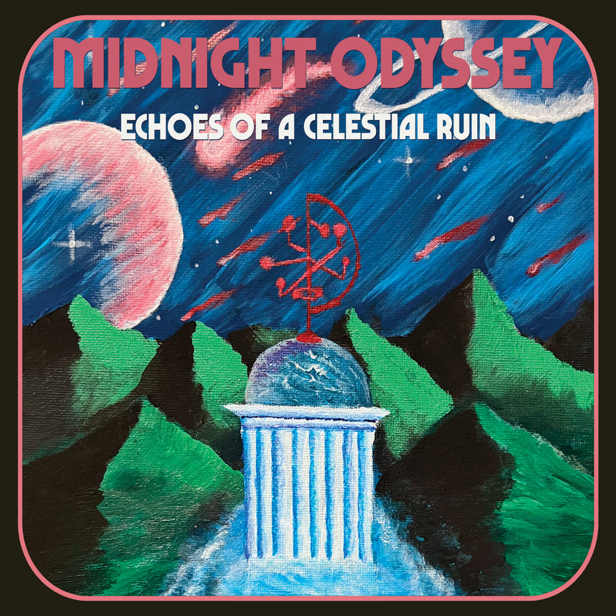 MIDNIGHT ODYSSEY - Echoes Of A Celestial Ruin cover 