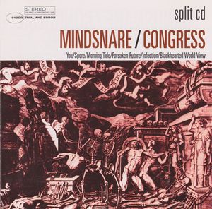 MINDSNARE - Split CD cover 