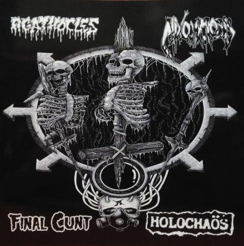 MIXOMATOSIS - Agathocles / Mixomatosis / Final Cunt / Holochaös cover 