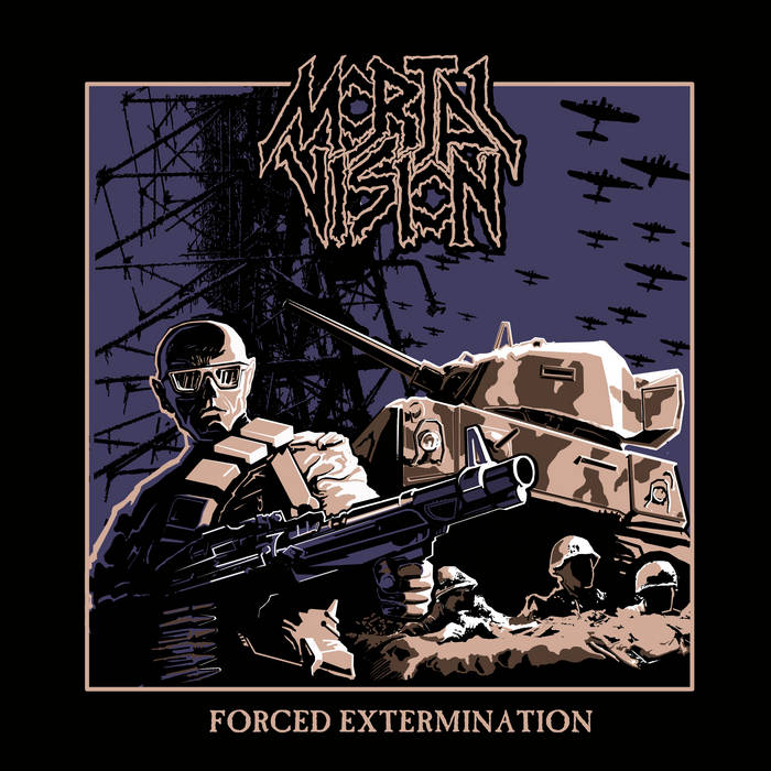 MORTAL VISION - Forced Extermination cover 