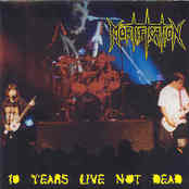 MORTIFICATION - 10 Years Live Not Dead cover 