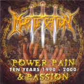 MORTIFICATION - Power Pain & Passion cover 
