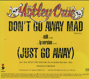 MÖTLEY CRÜE - Don't Go Away Mad (Just Go Away) cover 