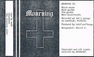 MOURNING - Demo 1991 cover 