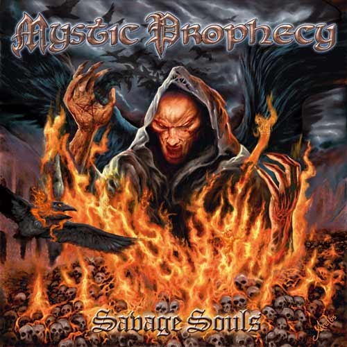 MYSTIC PROPHECY - Savage Souls cover 