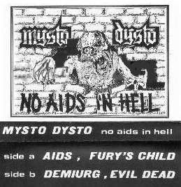 MYSTO DYSTO - No AIDS in Hell cover 