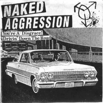 NAKED AGGRESSION - Aus-Rotten / Naked Aggression cover 